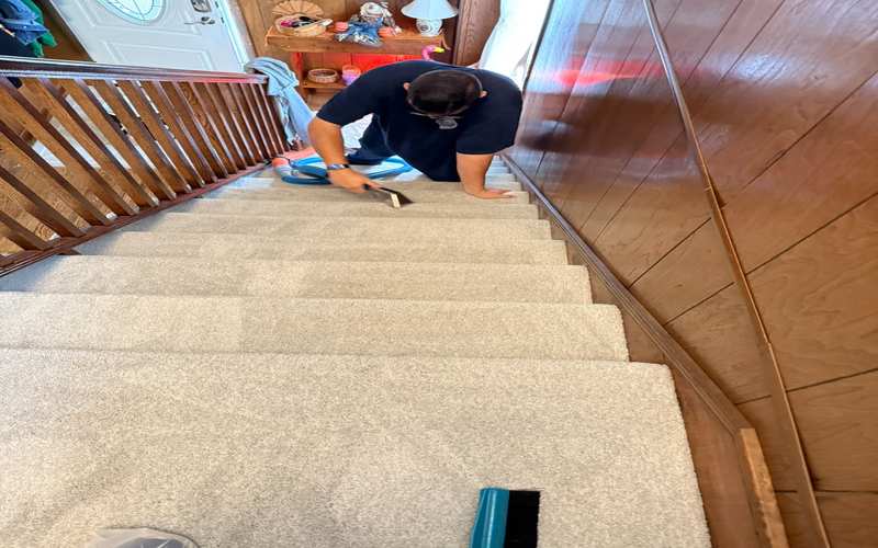 Stair Carpet Cleaning